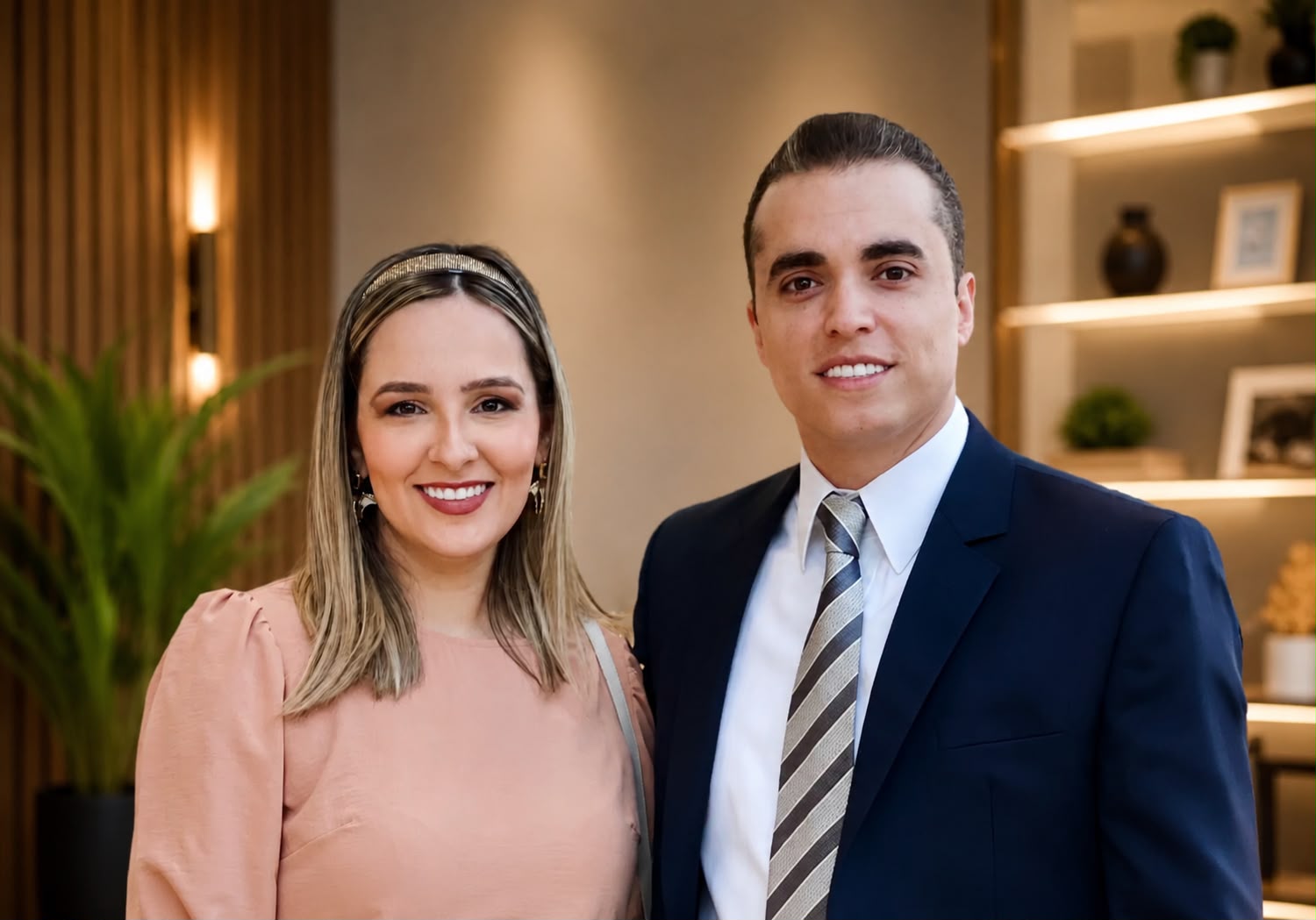 Pastor Rodrigo Lima e esposa